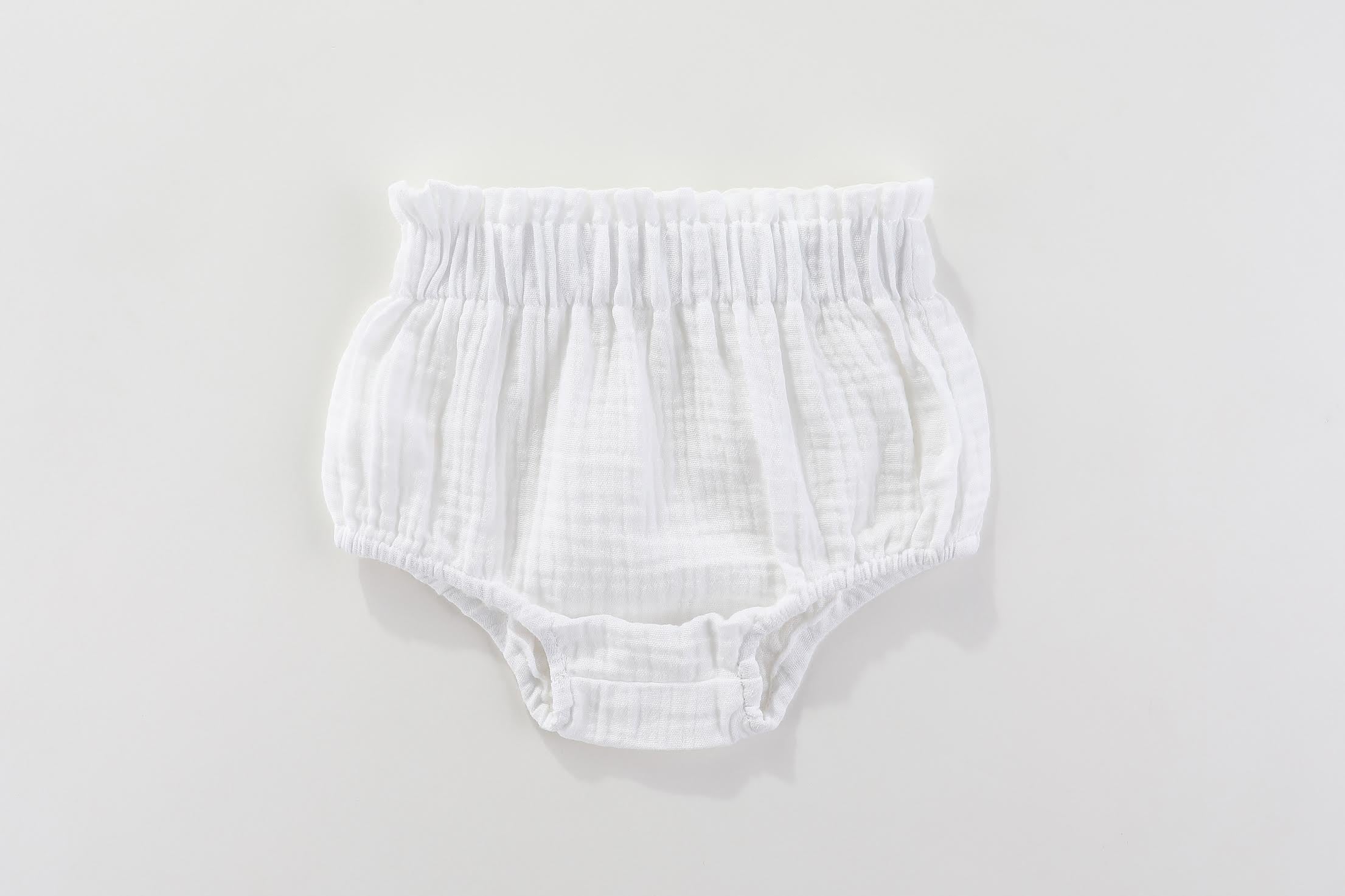 Gaia 100% Cotton bloomers: 0-3M, 3-6M, 6-12M, 1-2Y