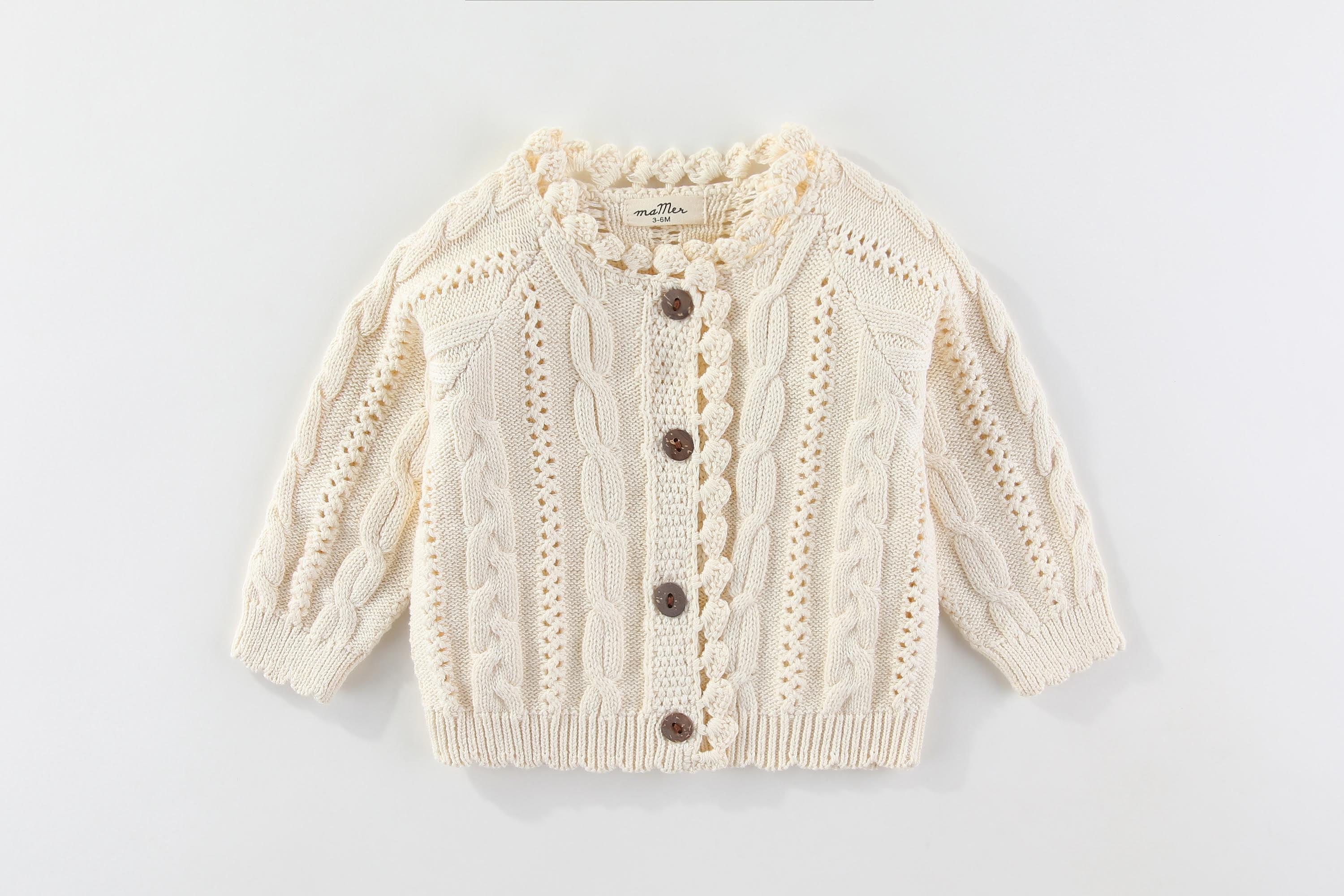 NEW! Chloe Cardigan 100% cotton: 0-3M, 3-6M, 6-12M, 1-2Y, 2-3Y, 3-4Y, 4-5Y, 5-6Y, 6-8Y, 8-10Y