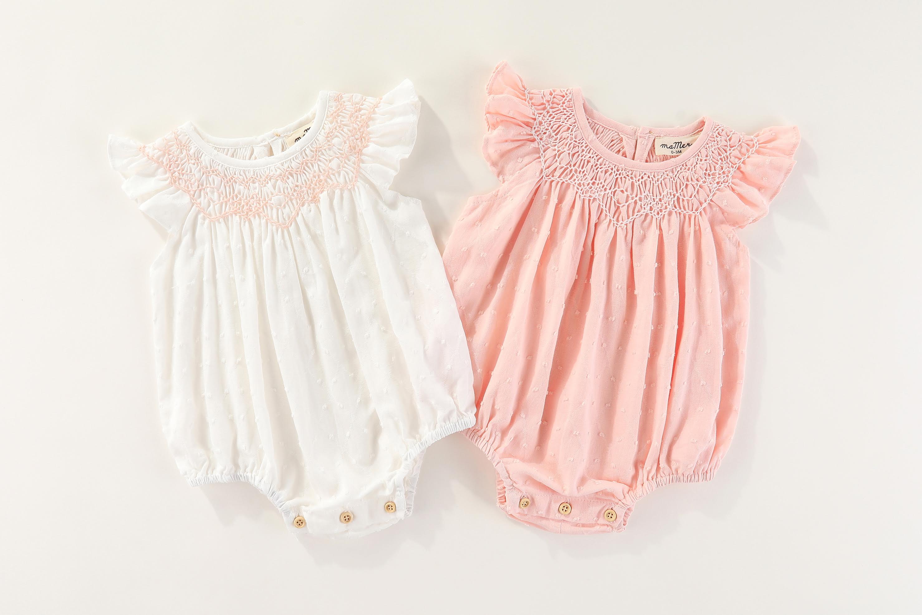 Le Parisien summer romper: 0-3M, 3-6M, 6-12M, 1-2Y