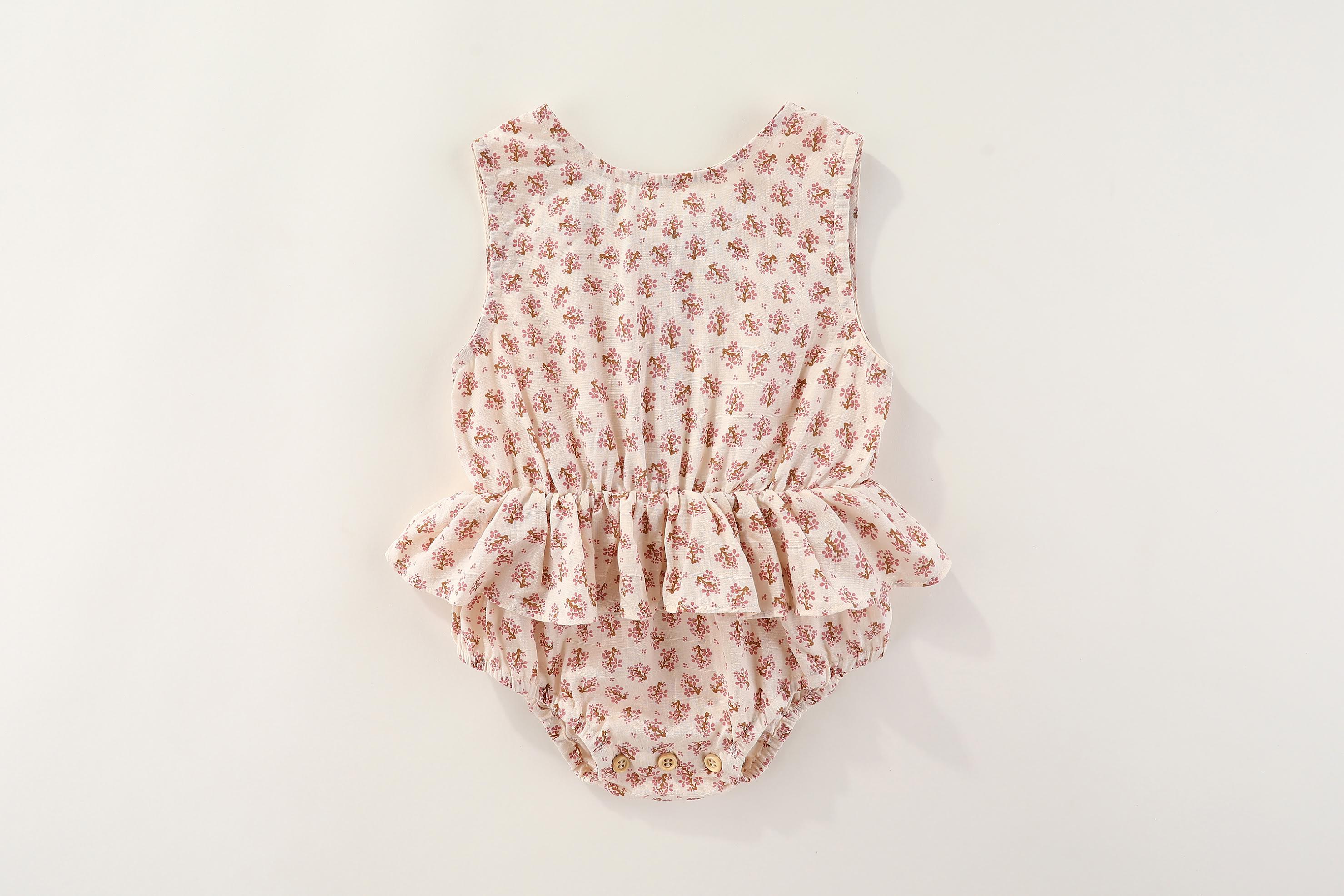 Pontine summer romper: 0-3M, 3-6M, 6-12M, 1-2Y