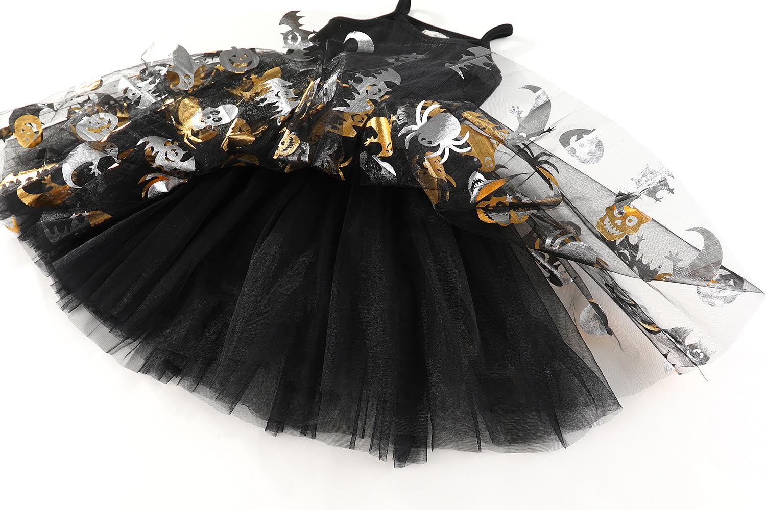 Halloween Valentina Tulle Dress: 2-3Y, 3-4Y, 4-5Y, 5-6Y, 6-8Y