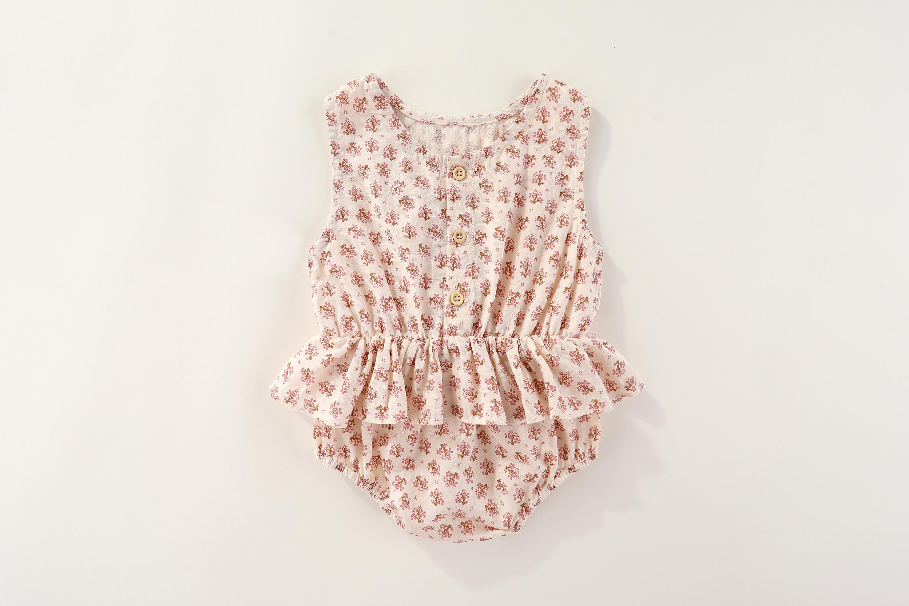 Pontine summer romper: 0-3M, 3-6M, 6-12M, 1-2Y