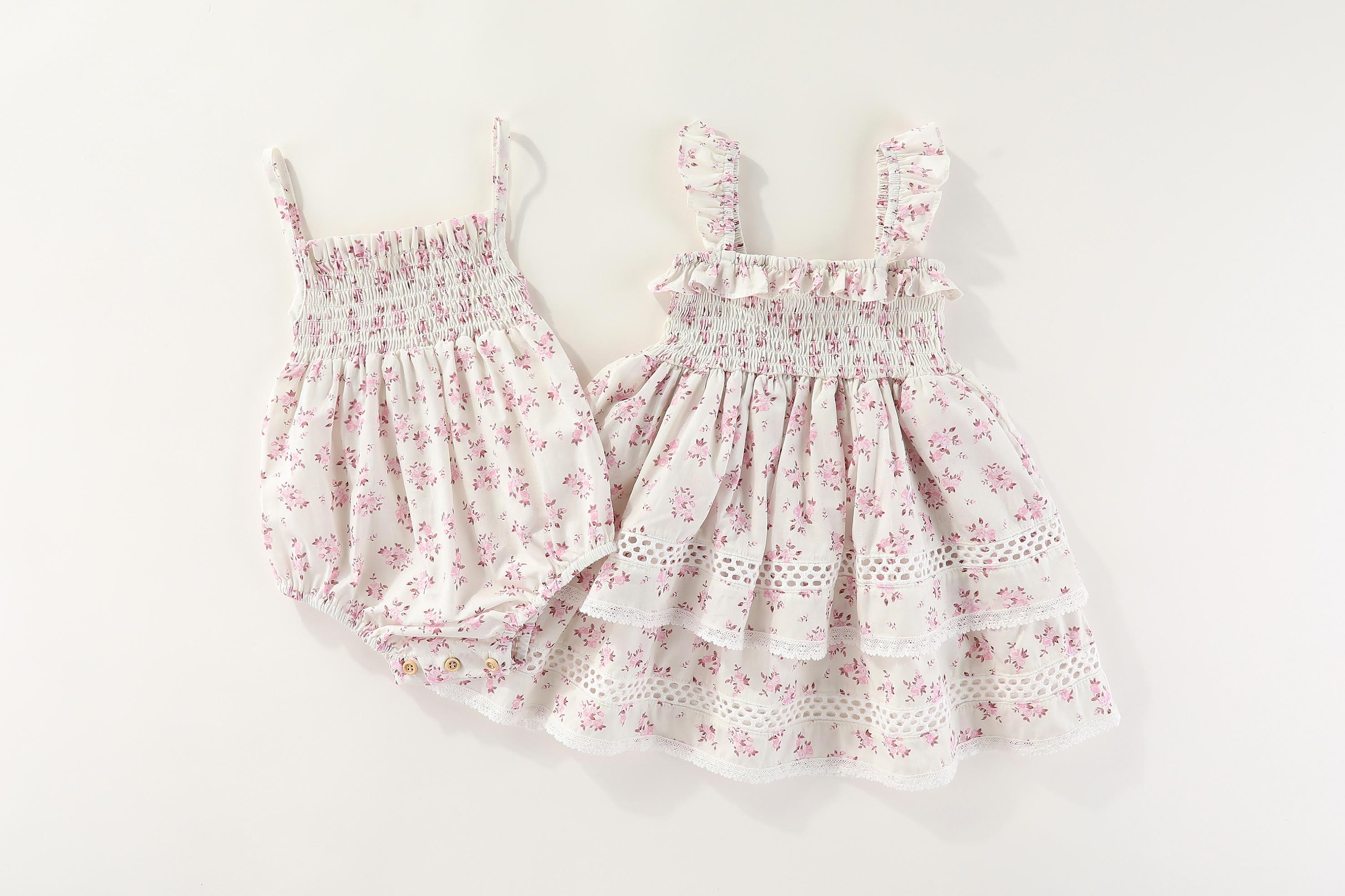 Melissa Romper: 0-3M, 3-6M, 6-12M, 1-2Y