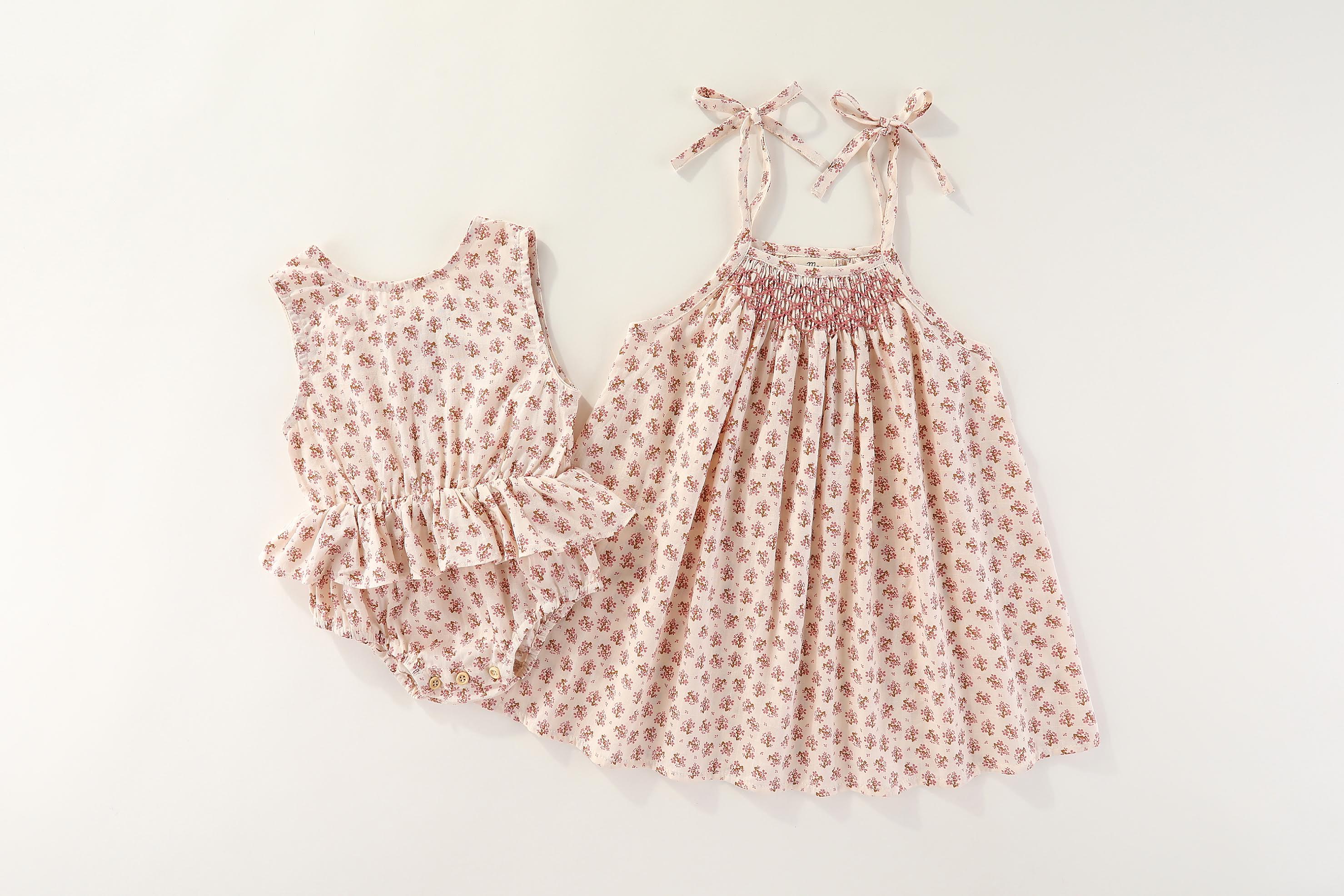 Pontine Summer Dress: 6-12M, 1-2Y, 2-3Y, 3-4Y, 4-5Y, 5-6Y, 6-8Y, 8-10Y