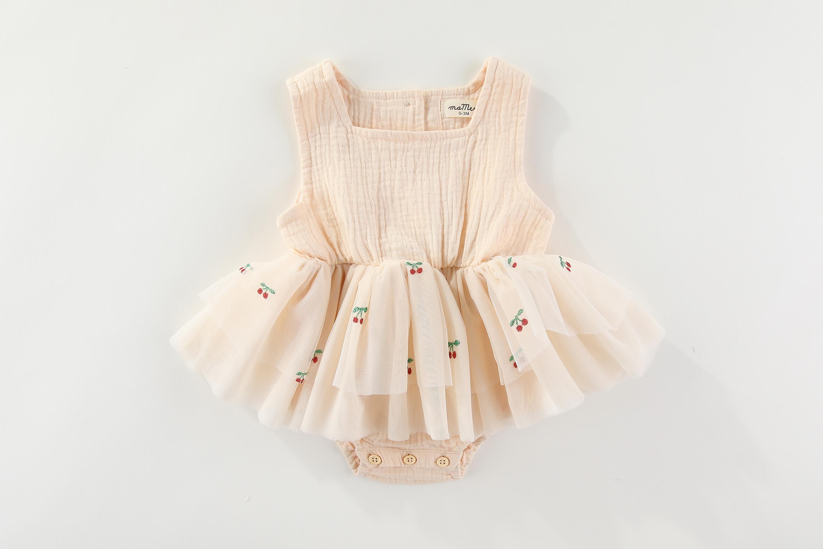 Little Cherries, Sienna tutu romper: 0-3M, 3-6M, 6-12M, 1-2Y