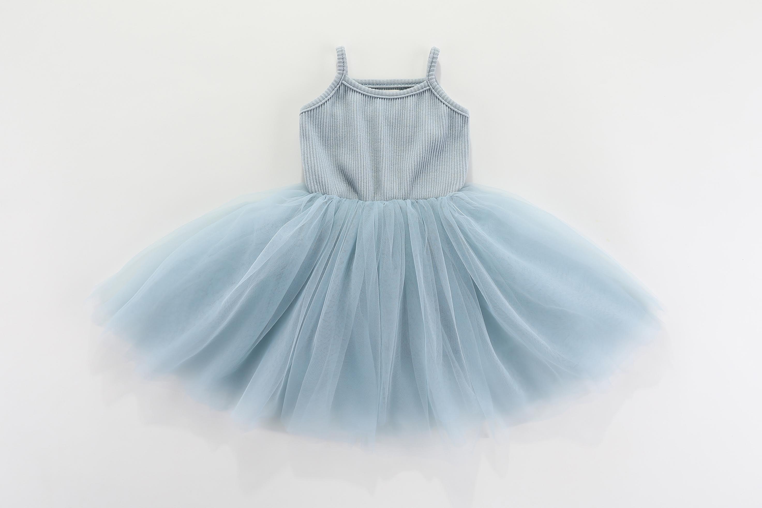 Valentina Tutu Dress - ELSA BLUE : 0-6M, 6-12M, 1-2Y, 2-3Y, 3-4Y, 4-5Y, 5-6Y, 6-8Y, 8-10Y