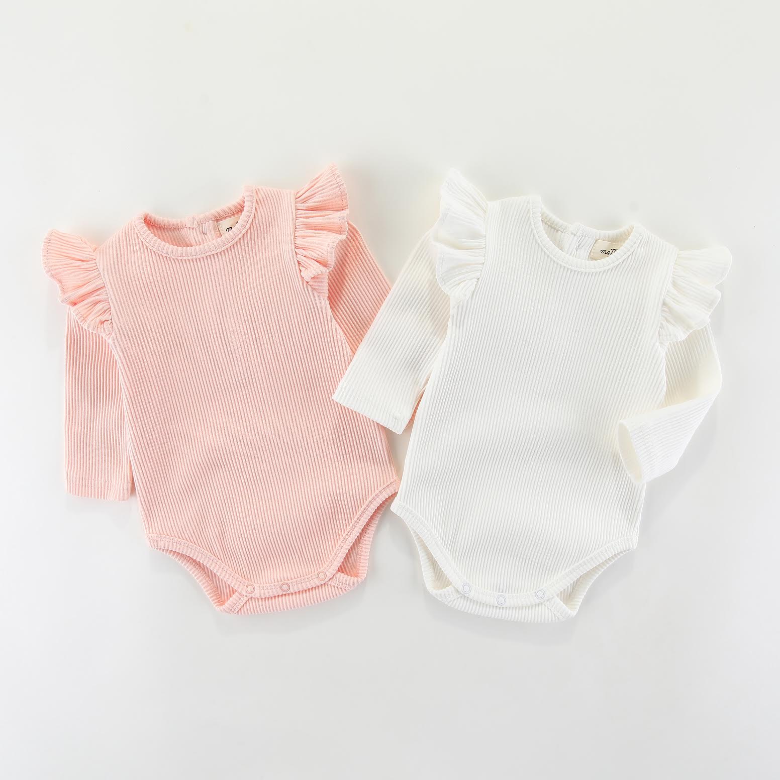 Stella Long Sleeve cotton bodysuit - 0-3M, 3-6M, 6-12M, 1-2Y