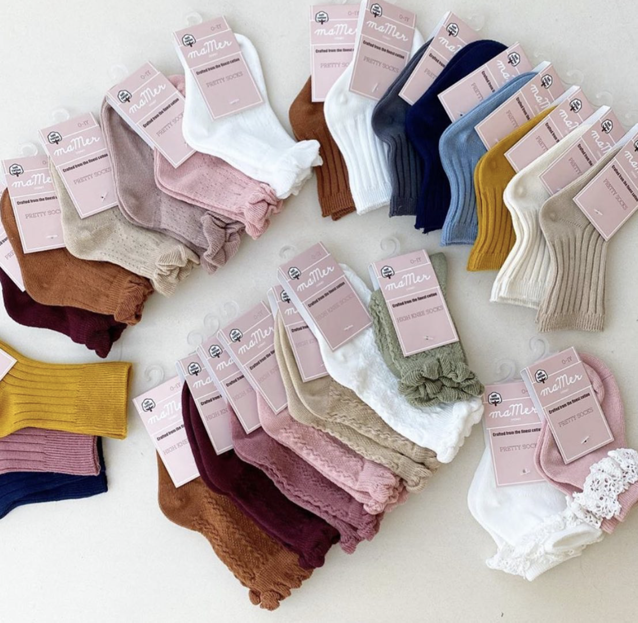 LUCKY DIP: Socks 10 pairs bundle: 0-1Y, 1-2Y, 2-4Y, 4-6Y, 6-8Y boys and girls