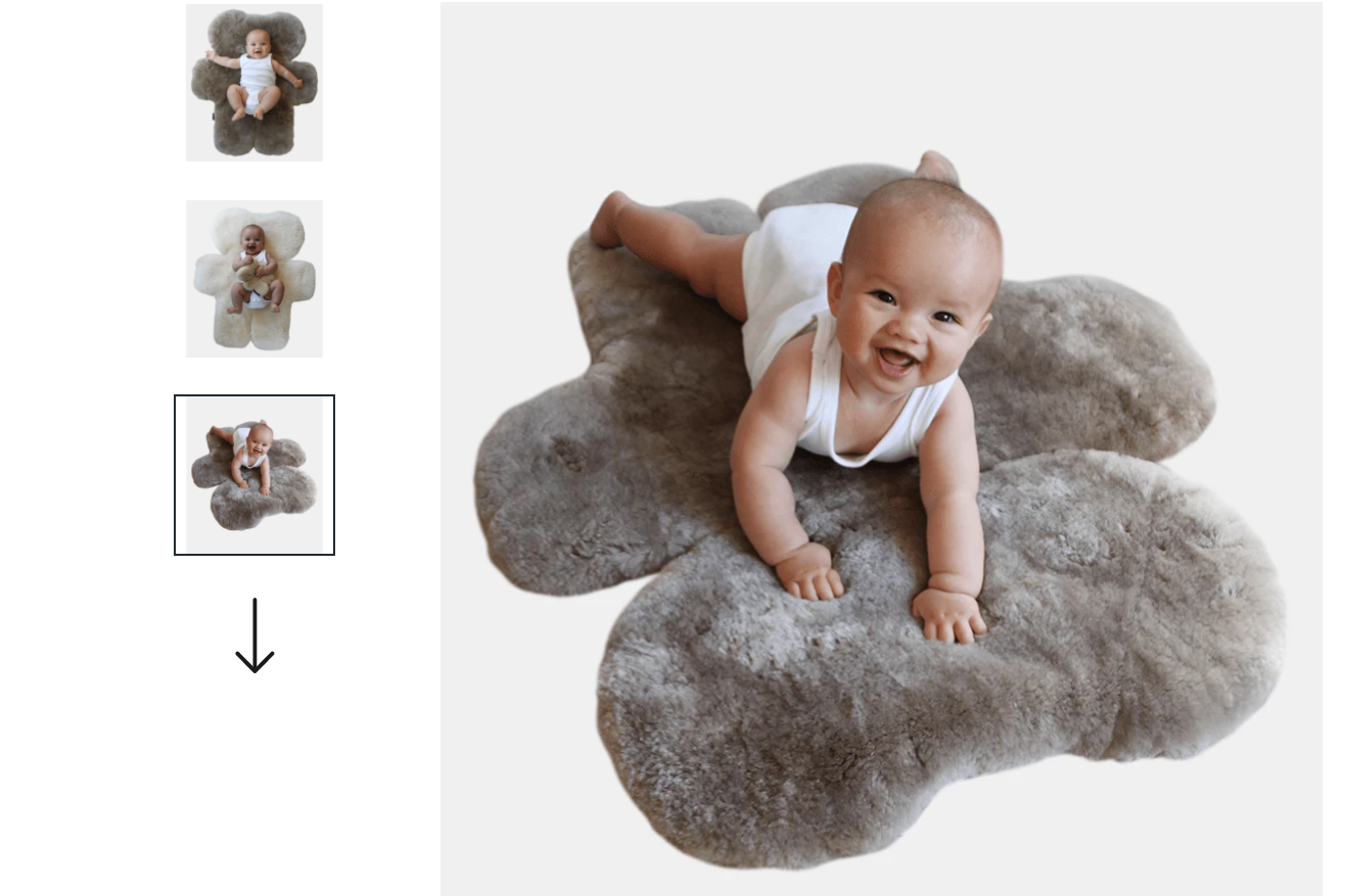 FLATOUT bear rug - made from 100% australian sheepskin
