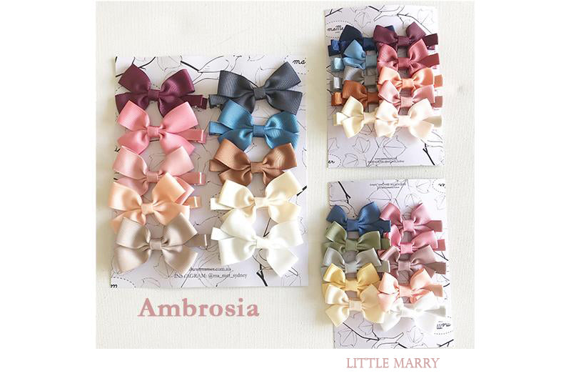 Little Marry Hair Clips -  bundle of 10